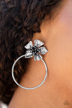 Load image into Gallery viewer, Buttercup Bliss - Silver Post Earrings - Paparazzi Jewelry