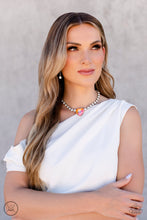 Load image into Gallery viewer, Heart in My Throat - Orange Necklace - Paparazzi Jewelry