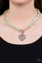 Load image into Gallery viewer, Color Me Smitten - Green Necklace - Paparazzi Jewelry
