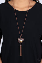 Load image into Gallery viewer, Prismatic Passion - Copper Necklace - Paparazzi Jewelry