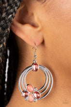 Load image into Gallery viewer, Dreamy Dewdrops - Orange Earrings - Paparazzi Jewelry