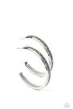 Load image into Gallery viewer, paparazzi-accessories-flash-freeze-silver-earrings