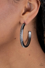Load image into Gallery viewer, Flash Freeze - Black Earrings - Paparazzi Jewelry