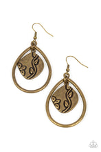Load image into Gallery viewer, paparazzi-accessories-artisan-refuge-brass-earrings