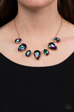 Load image into Gallery viewer, Otherworldly Opulence -Gold Necklace - Paparazzi Jewelry