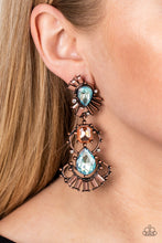 Load image into Gallery viewer, Ultra Universal - Copper Post Earrings - Paparazzi Jewelry