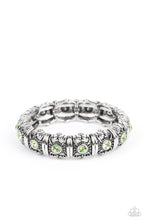 Load image into Gallery viewer, paparazzi-accessories-ageless-glow-green-bracelet