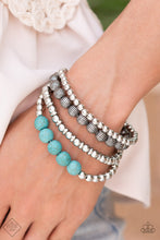 Load image into Gallery viewer, Wildland Wanderer - Blue Bracelet - Paparazzi Jewelry