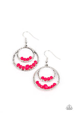 Load image into Gallery viewer, paparazzi-accessories-bustling-beads-pink-earrings