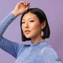 Load image into Gallery viewer, Ocean Floor Oracle - White Earrings - Paparazzi Jewelry