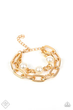 Load image into Gallery viewer, paparazzi-accessories-nautical-mileage-gold-bracelet