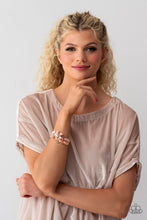 Load image into Gallery viewer, Luminous Laurels - Rose Gold Bracelet - Paparazzi Jewelry