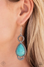 Load image into Gallery viewer, River Cruzin’ - Blue Earrings - Paparazzi Jewelry
