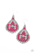 Load image into Gallery viewer, paparazzi-accessories-botanical-beauty-pink-earrings