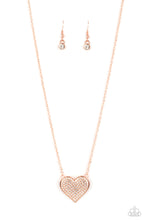 Load image into Gallery viewer, paparazzi-accessories-spellbinding-sweetheart-copper-necklace