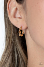 Load image into Gallery viewer, Infinite Incandescence - Gold Earrings - Paparazzi Jewelry