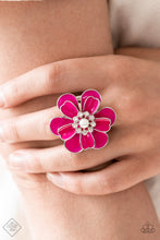 Load image into Gallery viewer, Budding Bliss - Pink Ring - Paparazzi Jewelry
