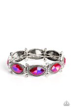 Load image into Gallery viewer, paparazzi-accessories-dancing-diva-pink-bracelet