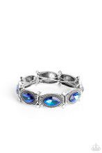 Load image into Gallery viewer, paparazzi-accessories-dancing-diva-blue-bracelet