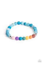 Load image into Gallery viewer, paparazzi-accessories-lotus-chakra-blue-bracelet