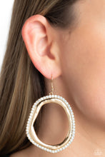 Load image into Gallery viewer, Scintillating Shareholder - Gold Earrings - Paparazzi Jewelry