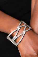 Load image into Gallery viewer, Entrancing Etiquette - White Bracelet - Paparazzi Jewelry