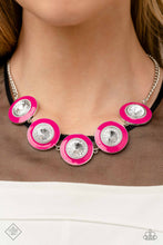 Load image into Gallery viewer, Feminine Flair - Pink Necklace - Paparazzi Jewelry