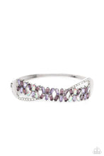 Load image into Gallery viewer, paparazzi-accessories-timeless-trifecta-purple-bracelet