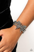 Load image into Gallery viewer, First WINGS First - White Bracelet - Paparazzi Jewelry