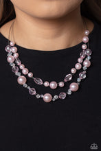 Load image into Gallery viewer, Parisian Pearls - Pink Necklace - Paparazzi Jewelry