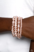 Load image into Gallery viewer, Gossip PEARL - Pink Bracelet - Paparazzi Jewelry