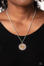 Load image into Gallery viewer, Mandala Masterpiece - Orange Necklace - Paparazzi Jewelry