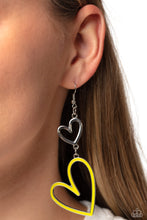 Load image into Gallery viewer, Pristine Pizzazz - Yellow Earrings - Paparazzi Jewelry