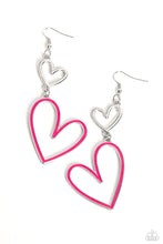 Load image into Gallery viewer, paparazzi-accessories-pristine-pizzazz-pink-earrings