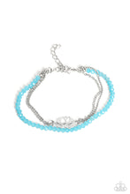 Load image into Gallery viewer, paparazzi-accessories-a-lotus-like-this-blue-bracelet