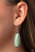 Load image into Gallery viewer, TEARDROP-Dead Dynasty - Green Earrings - Paparazzi Jewelry