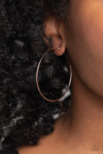 Load image into Gallery viewer, Seize the Sheen - Rose Gold Earrings - Paparazzi Jewelry