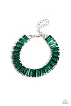 Load image into Gallery viewer, paparazzi-accessories-darling-debutante-green-bracelet
