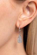 Load image into Gallery viewer, Borderline Baddie - White Earrings - Paparazzi Jewelry