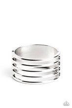 Load image into Gallery viewer, paparazzi-accessories-wayward-warrior-silver-bracelet