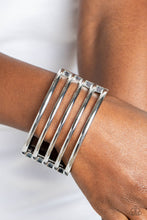 Load image into Gallery viewer, Wayward Warrior - Silver Bracelet - Paparazzi Jewelry