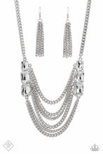 Load image into Gallery viewer, paparazzi-accessories-come-chain-or-shine-white-necklace