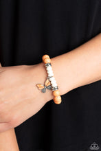 Load image into Gallery viewer, Bold Butterfly - Orange Bracelet - Paparazzi Jewelry
