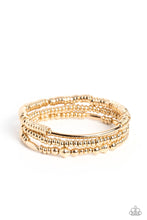 Load image into Gallery viewer, paparazzi-accessories-monochromatic-medley-gold-bracelet
