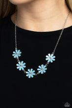Load image into Gallery viewer, Flora Fantasy - Blue Necklace - Paparazzi Jewelry