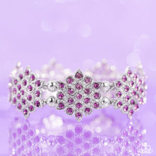 Load image into Gallery viewer, Scintillating Snowflakes - Purple Bracelet - Paparazzi Jewelry