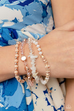 Load image into Gallery viewer, Dewy Delight - Rose Gold Bracelet - Paparazzi Jewelry