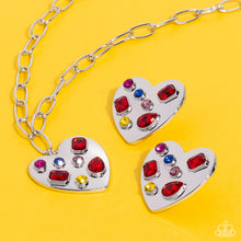 Load image into Gallery viewer, Relationship Ready - Red Post Earrings - Paparazzi Jewelry