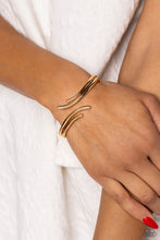 Load image into Gallery viewer, Elven Elegance - Gold Bracelet - Paparazzi Jewelry