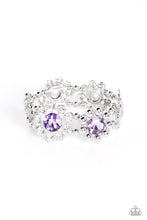 Load image into Gallery viewer, paparazzi-accessories-pact-of-petals-purple-bracelet